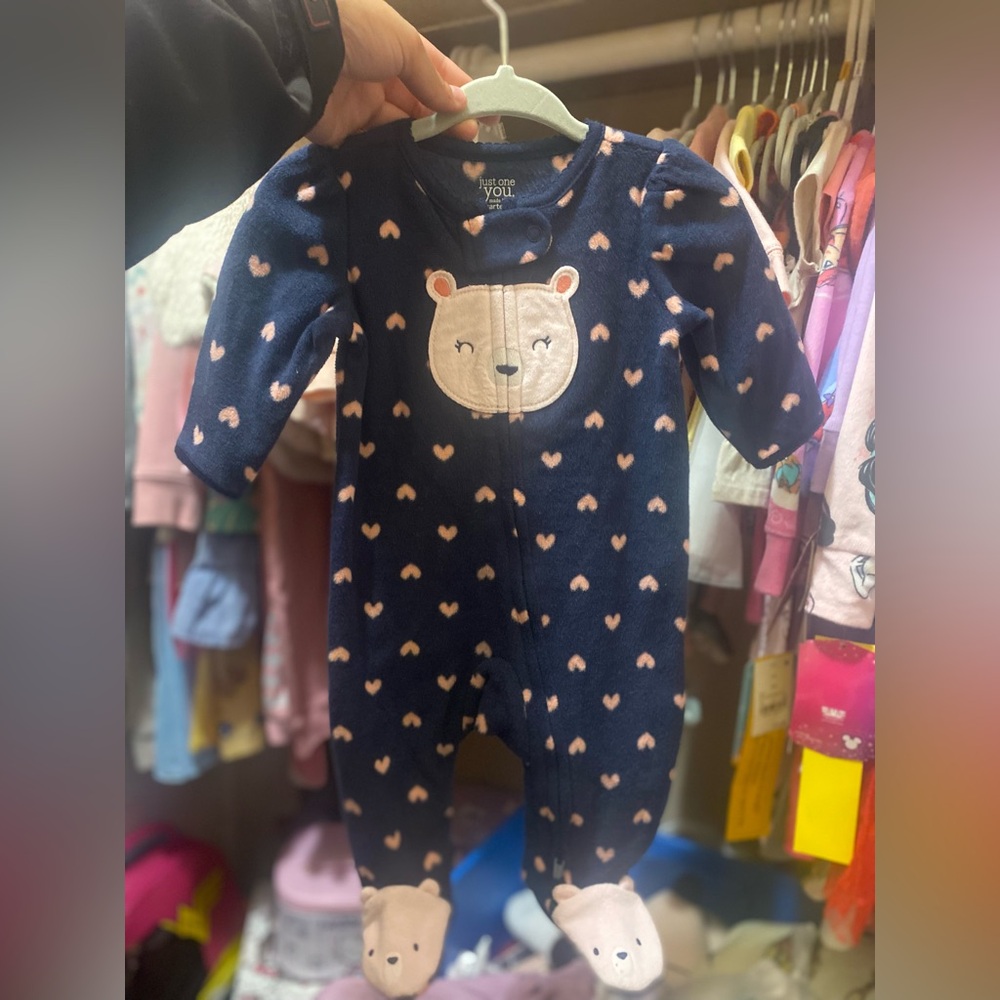 Baby Girl Teddy Bear Sleeper